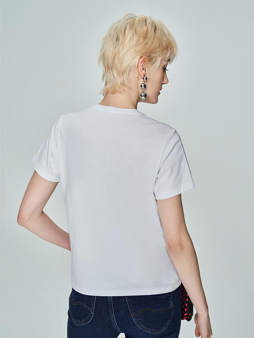 LEE新品标准版印花套头多色女短袖T恤LWT0052753RT 商品图2