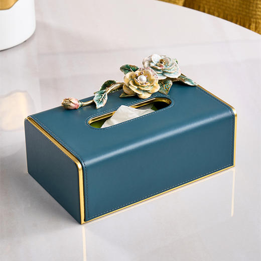 罗比罗丹《茶颜悦色》纸巾盒抽纸盒家用客厅茶几轻奢纸巾盒 商品图2