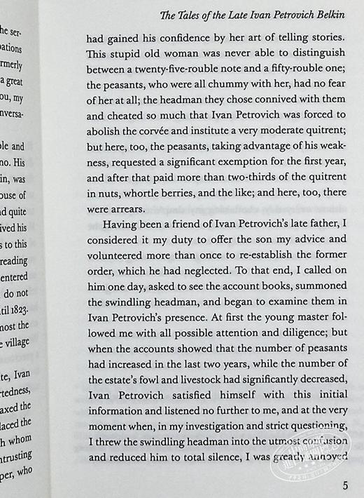 【中商原版】企鹅小布纹经典系列 普希金 黑桃皇后 英文原版 The Queen Of Spades Alexander Pushkin 经典文学 俄罗斯文学 商品图6