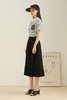 EMC亿美丞 黑色不修边围裹式裙裤 1686 商品缩略图2