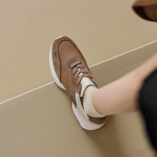 运动休闲，里外全皮拼色细带厚底阿甘鞋MLD-AC1137 商品图10