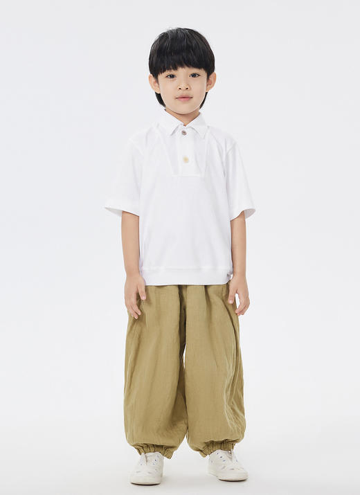 jnby  23年春款  针织棉拼接POIO衫   1N3112940 商品图8