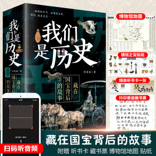 我们是历史-藏在国宝背后的故事共4册儿童历史百科中国宝文物科普大全 绘本故事小学生6-9-12岁二三四年级历史漫画书少儿读物百科书 商品图0