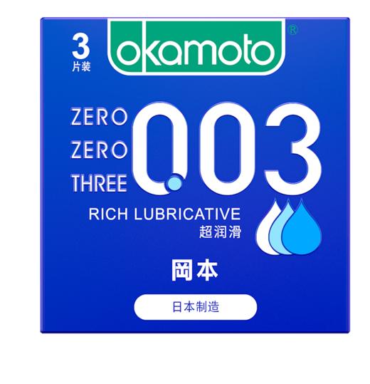 【0.03薄+超量润滑】冈本OK避孕套-0.03超润滑 3/6/10只 商品图1