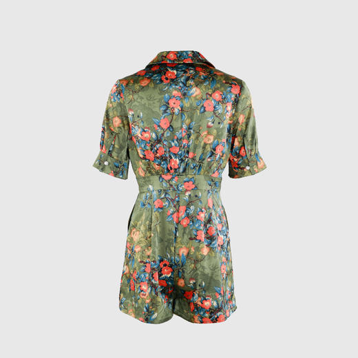 V领法式度假连体短裤 商品图2