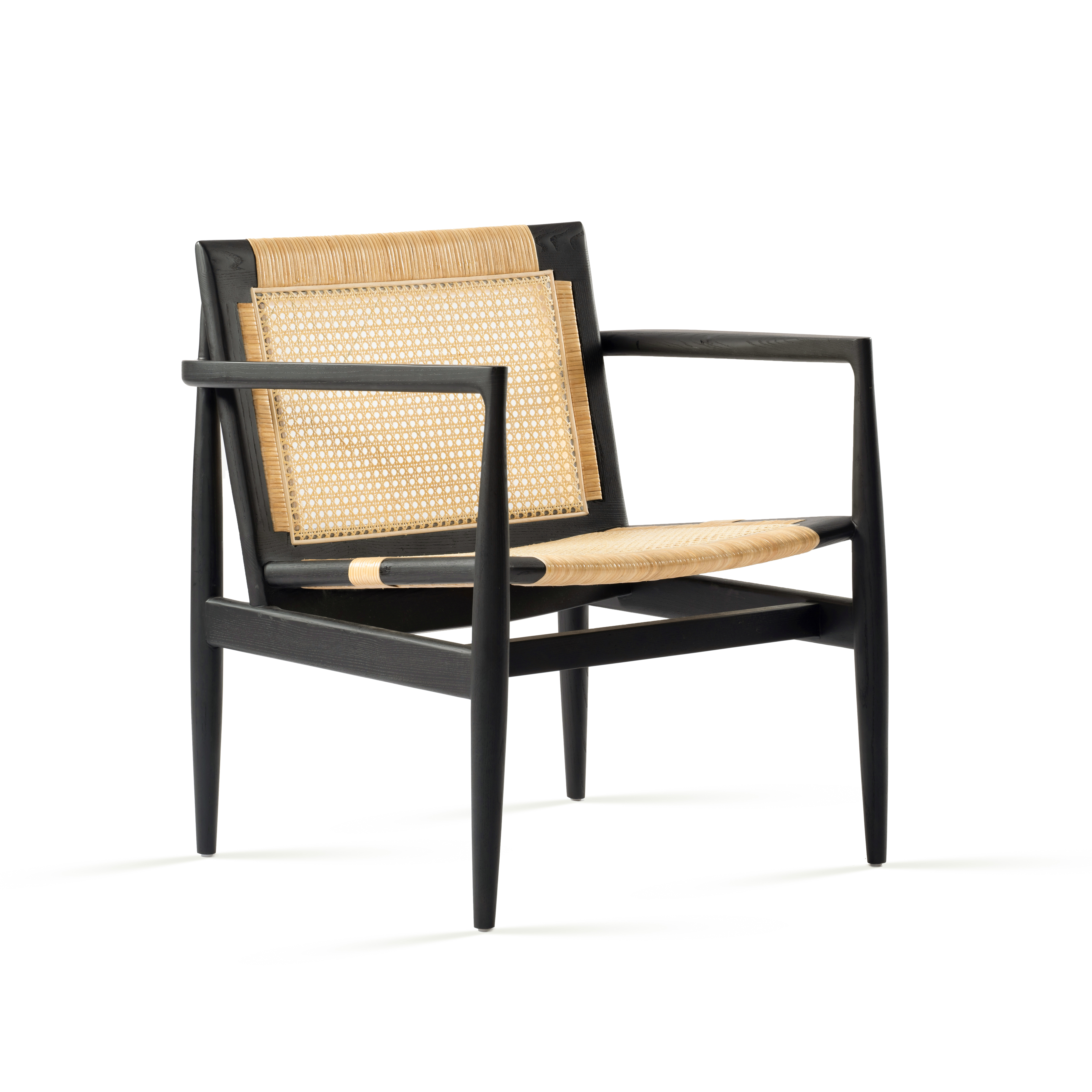 堂本编藤扶手椅