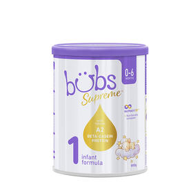 （保税区）Bubs贝臻A2牛奶粉1段800g