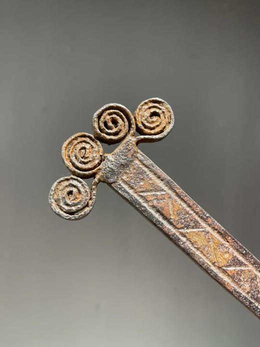 老铸铁长枝花朵型镇尺，顺丰包邮 商品图3