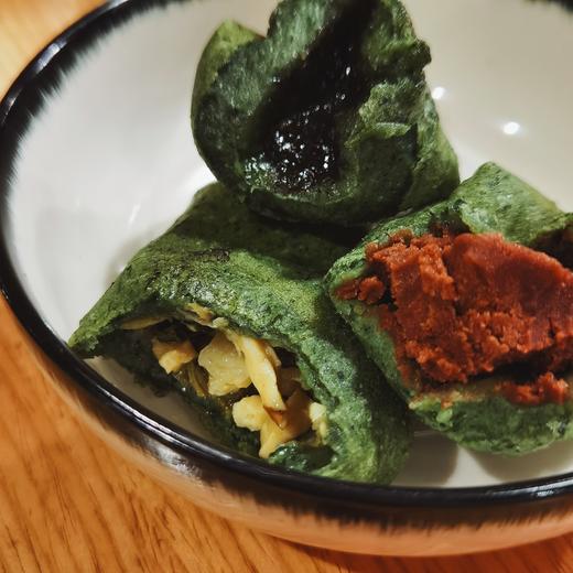 [屁侠推荐]传统江南风味 桐庐老底子味道 艾草青果青团青饺 饥饿F姐豆沙/芝麻/咸香 商品图0