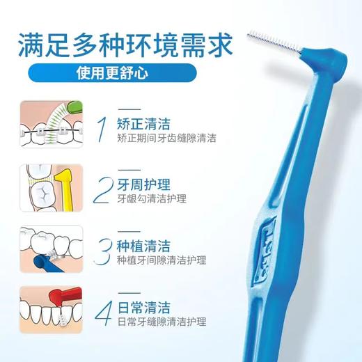 瑞典tepe L型牙间刷6支装各型号 商品图7