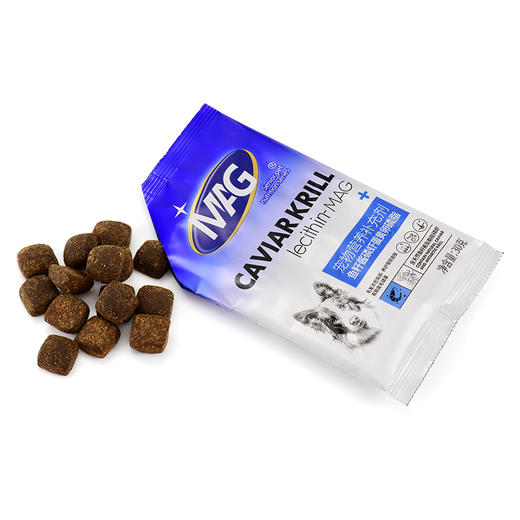 （社群新人礼）【MAG卵磷脂颗粒*4袋】宠物狗狗猫咪护肤美毛 防止毛发打结 旅行便携装 商品图5