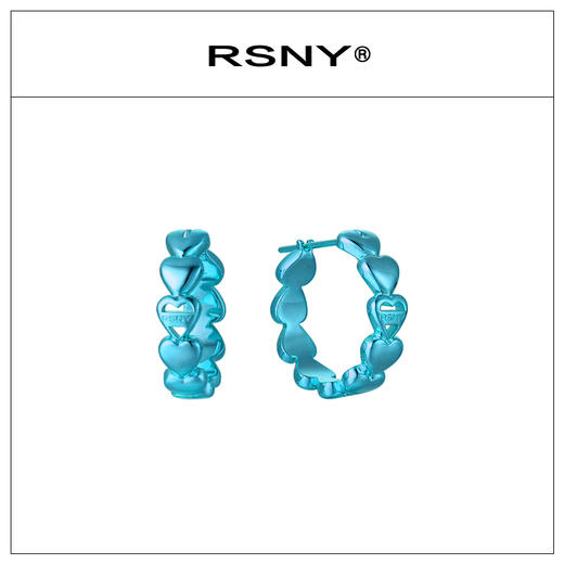 RSNY city heart 城市爱心耳环#1731 商品图0