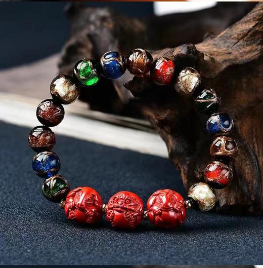 玻璃版五行手链 商品图0