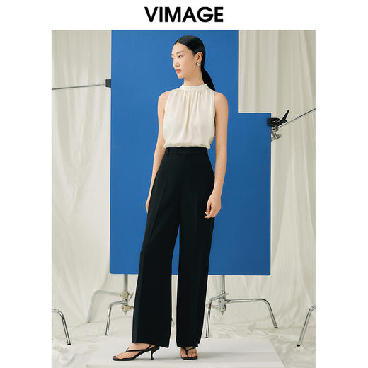 VIMAGE纬漫纪夏季新款时尚百搭纯色小上衣V1913546 商品图1