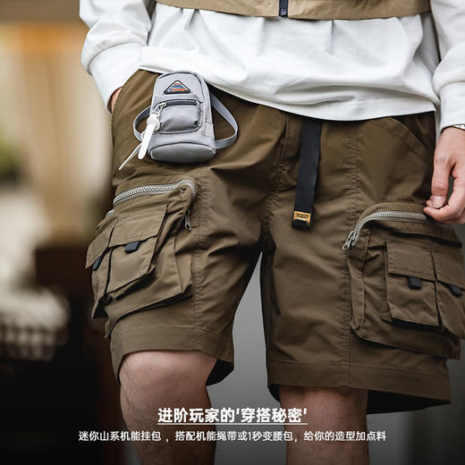 工装优选 山系迷你机能挂包户外斜挎双肩小包腰包钥匙耳机卡包男女 商品图1