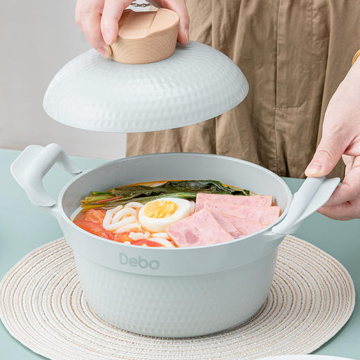 Debo德铂弗格森铝合金泡面锅1.5L不粘锅学生宿舍小锅家用煮面一人食汤锅 商品图1