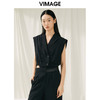 VIMAGE纬漫纪春季新款时尚百搭短款外套女V1903513 商品缩略图3