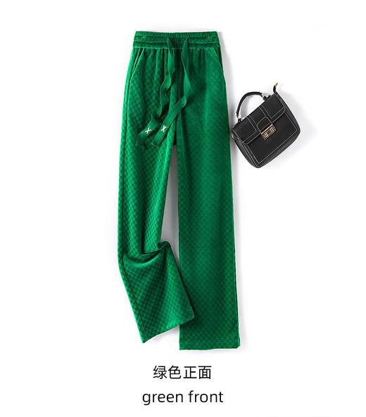 舒适暖春 ｜ 洋气修身显瘦棋盘格阔腿裤 售完无补 商品图2
