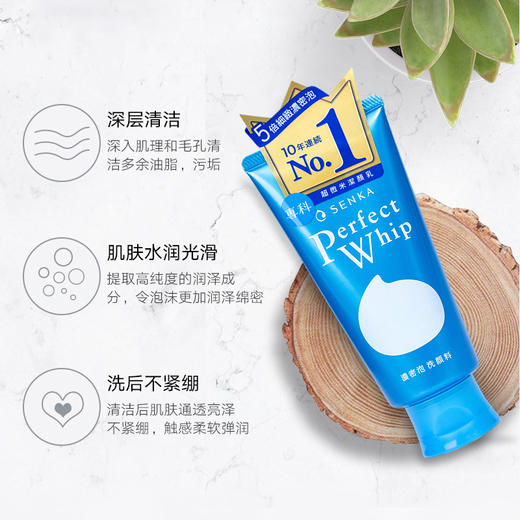 【保税仓】资生堂（Shiseido） 洗颜专科洗面奶男绵润泡沫洁面乳按压保湿深层清洁细致毛孔女 专科洗面奶120g 商品图3