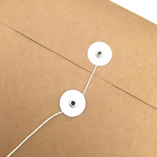 空白档案袋 加大加厚背宽文件袋 牛皮纸资料袋 无酸纸档案袋  A4资料袋 300g进口无酸牛皮纸文件收纳1个 商品图4