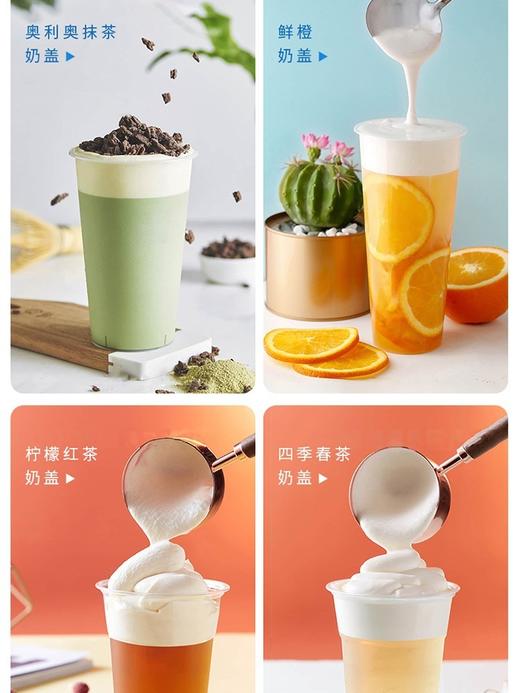 霜享吻一口雪花盐厚芝士奶盖1L*12  整件海盐奶茶免糖打发奶盖 商品图4