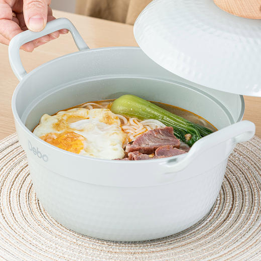 Debo德铂弗格森铝合金泡面锅1.5L不粘锅学生宿舍小锅家用煮面一人食汤锅 商品图5