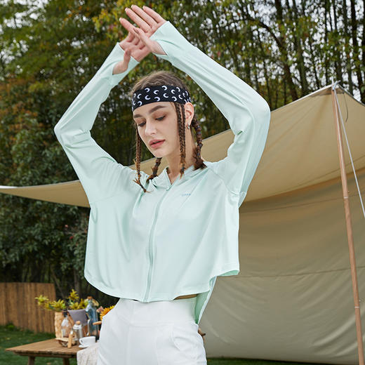 【一件抵6件！告别夏日闷热】CianKven 新款升级冰感斗篷款防晒衣女UPF50+ 薄款长袖防晒服sh 商品图3