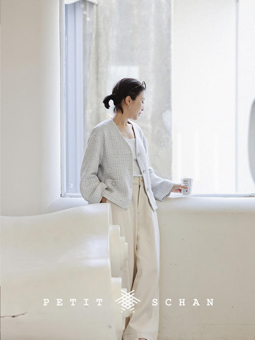 【经典款】PETIT SCHAN小闪 CLO#054 happy gardener 快乐的小园丁 日本进口天然棉粗斜纹直筒阔腿裤 商品图4