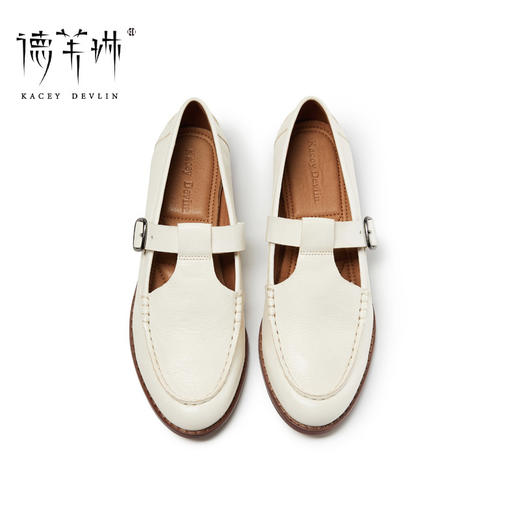 KACEY DEVLIN德芙琳法式复古玛丽珍低跟乐福单鞋女KD8018【72小时内发货，棕色预售7天发货】 商品图8