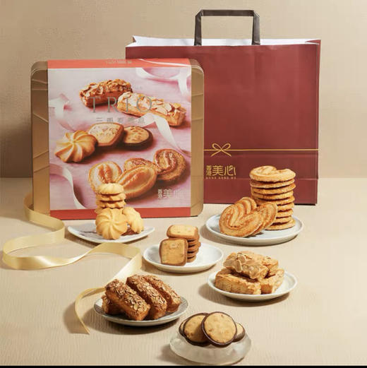 美心松脆三重奏什锦饼干糕点礼盒装331g 商品图0