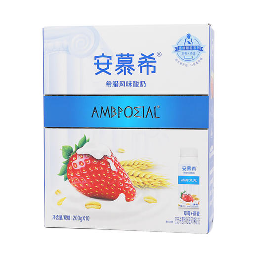 伊利安慕希高端颗粒草莓燕麦味200g*10 *1提（6907992514406） 商品图0