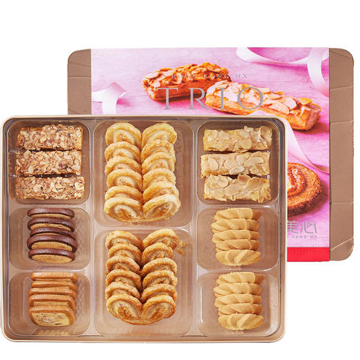 美心松脆三重奏什锦饼干糕点礼盒装331g 商品图1