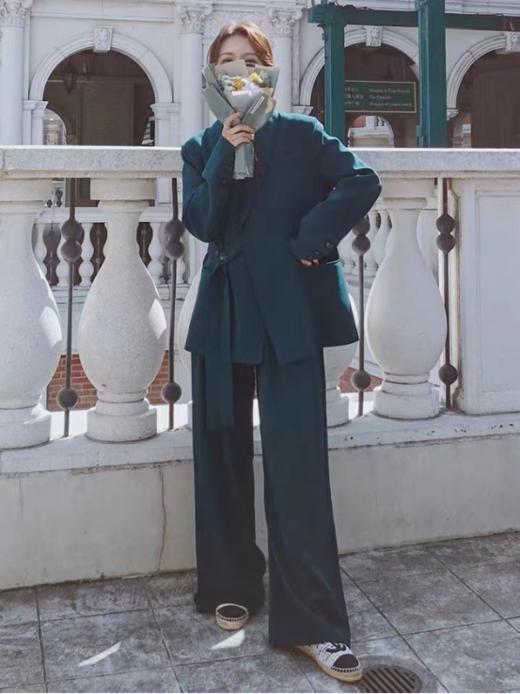 【YiLin怡琳】春季西装阔腿裤套装 22206 商品图3