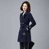纯色风衣韩版中长款感英伦风休闲小个子大衣HR-WM89069 商品缩略图3