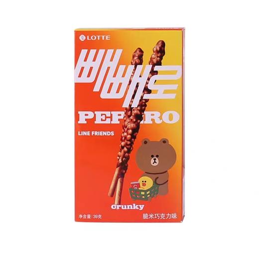 乐天派派乐脆米巧克力味饼干棒（饼干）39g/盒 商品图0