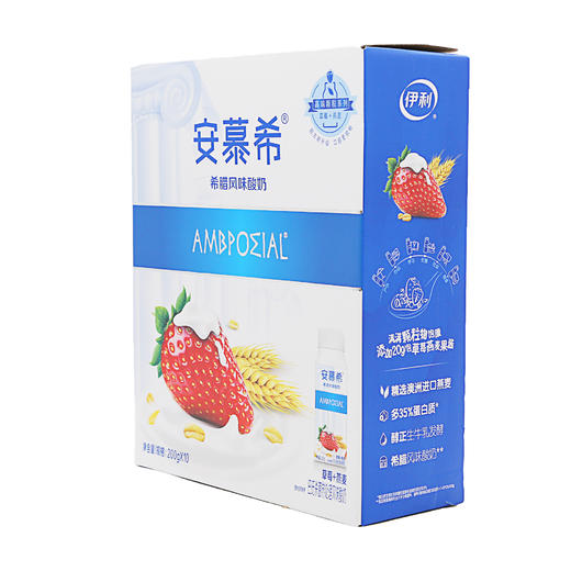 伊利安慕希高端颗粒草莓燕麦味200g*10 *1提（6907992514406） 商品图1