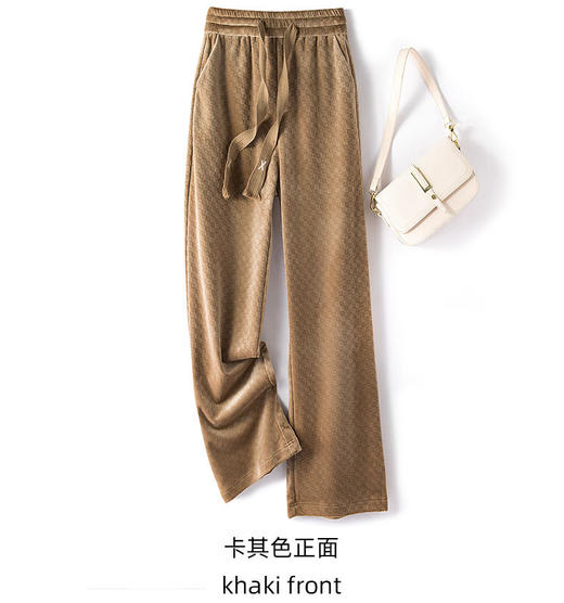 舒适暖春 ｜ 洋气修身显瘦棋盘格阔腿裤 售完无补 商品图1