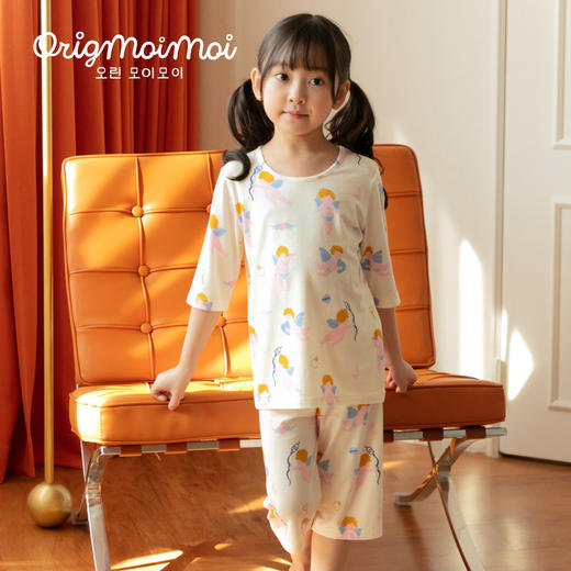 【七分袖套装】韩国moimoi春夏丝麻棉 睡衣 商品图5