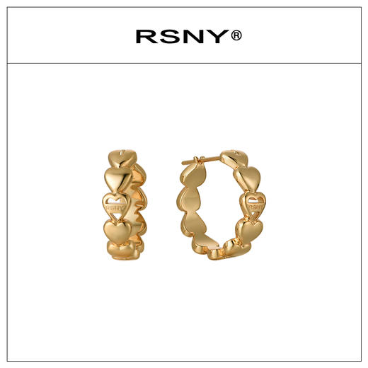 RSNY city heart 城市爱心耳环#1731 商品图0