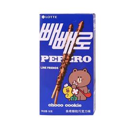 乐天派派乐曲奇颗粒巧克力味饼干棒（饼干）32g/盒