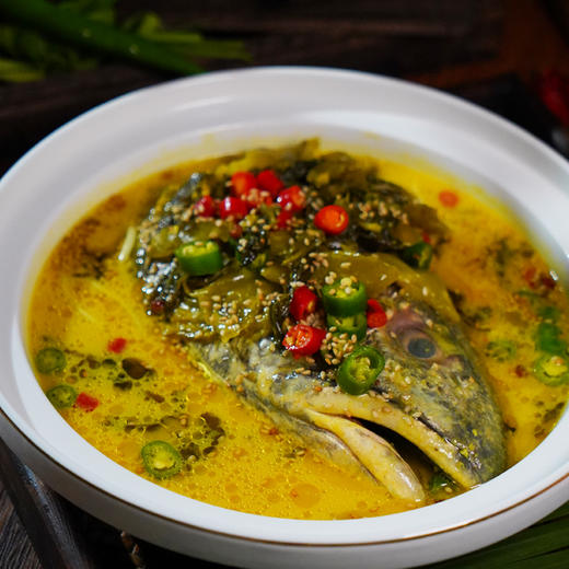 酸辣鳘鱼头汤 商品图1