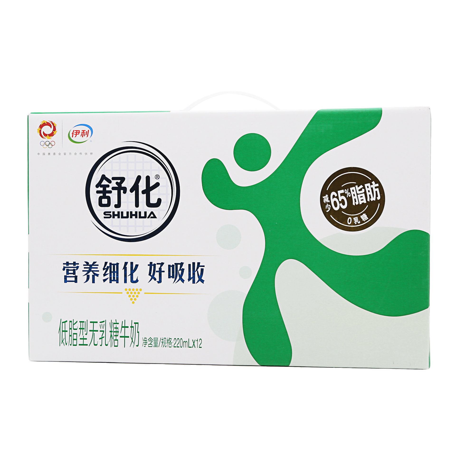 伊利舒化奶（低脂）220ml*12 *1提（6907992514635）