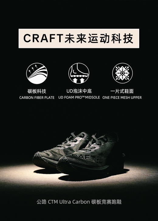 23新款限量版进口CRAFT公路 CTM Ultra Carbon 碳板竞赛跑鞋 商品图1