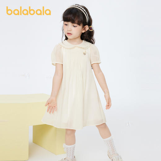 巴拉巴拉童装儿童裙子女童连衣裙时尚夏装2023新款小童宝宝甜美潮 商品图1