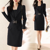长袖连衣裙春装新款，收腰显瘦气质时尚大方简约个性包臀裙HR-WH25689 商品缩略图5