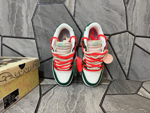 春季特惠💰450 定制DIY # Nike Dunk Low 联名 解构绑带滑板鞋 商品图7
