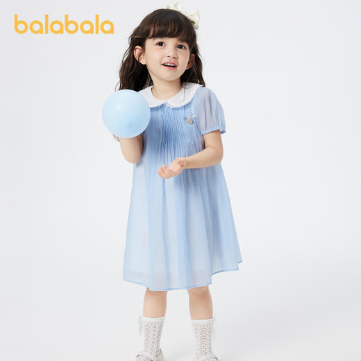 巴拉巴拉童装儿童裙子女童连衣裙时尚夏装2023新款小童宝宝甜美潮 商品图2