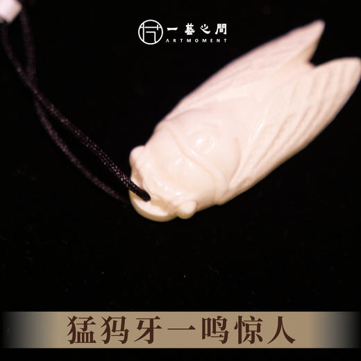 猛犸牙金蝉《一鸣惊人》 3.5cm*1.5cm 非物质文化遗产【一艺之间 推荐】 商品图2