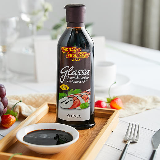 【中欧班列精选】 意大利莫奈瑞浓稠黑醋 原装进口酸甜牛排蘸酱浓缩黑醋 250ml/瓶 商品图3