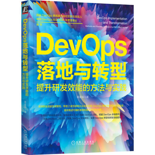 官网 DevOps落地与转型 提升研发效能的方法与实践 蒋星辰 著 组建DevOps团队搭建全链路平台应用工程方法 DevOps入门教程书籍 商品图0